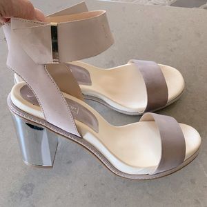 Platform Sandals. Never worn.